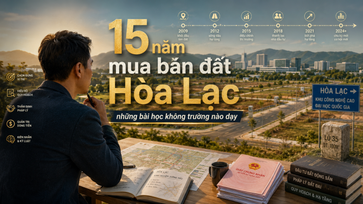 15 Năm Mua Bán Đất Hòa Lạc