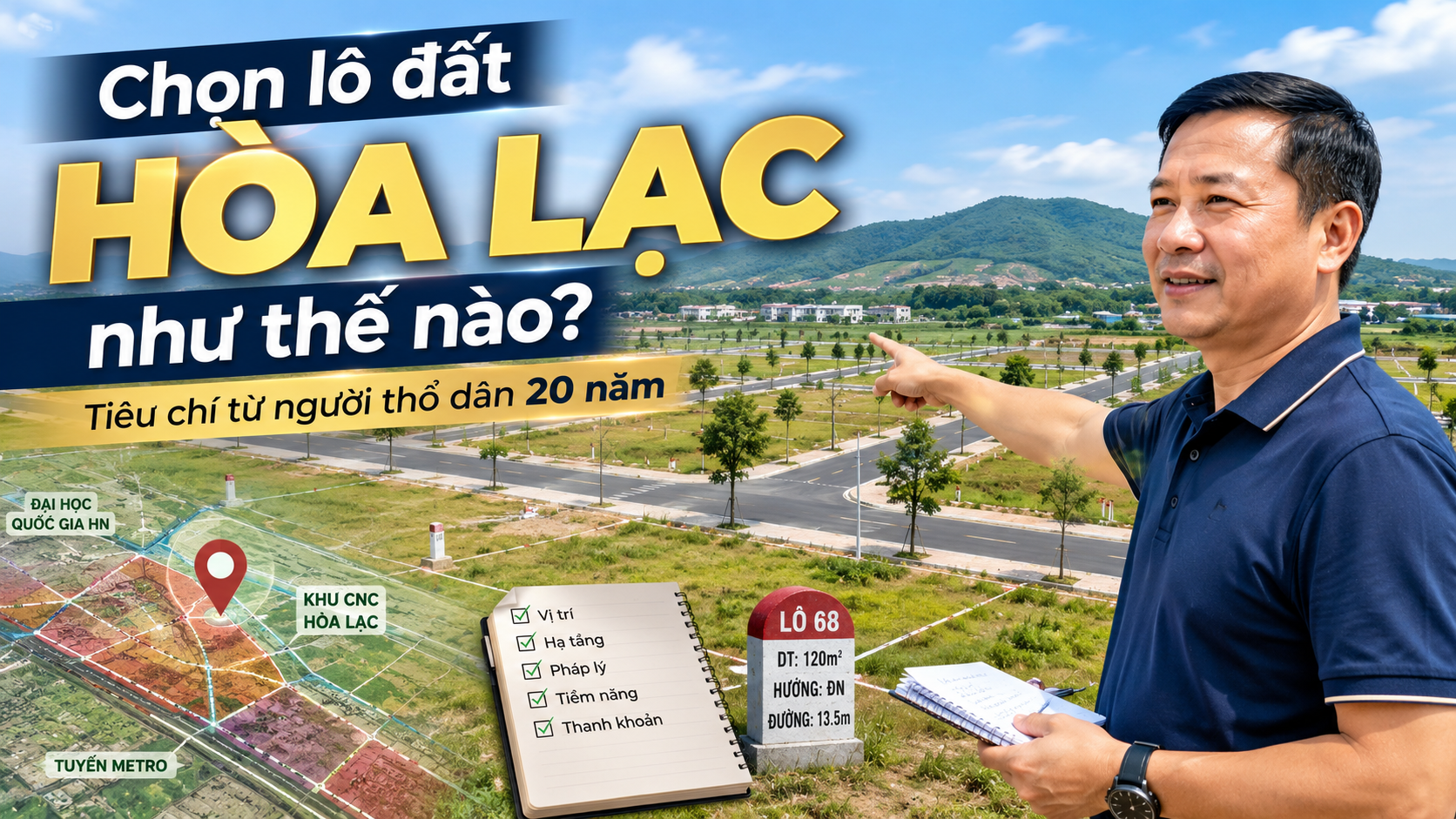 Chọn Lô Đất Hòa Lạc Như Thế Nào