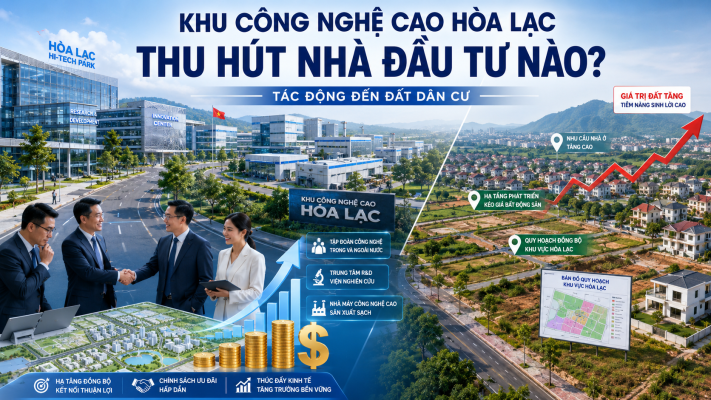 Khu Công nghệ cao Hòa Lạc Thu Hút Nhà Đầu Tư Nào