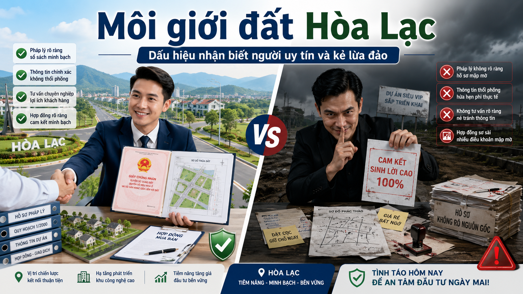 Môi giới đất Hòa Lạc