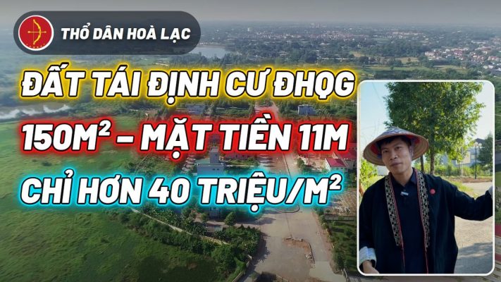 Ảnh bìa video Đất Hòa Lạc 150m² Tái Định Cư ĐH Quốc Gia, Hơn 40 Triệu/m²