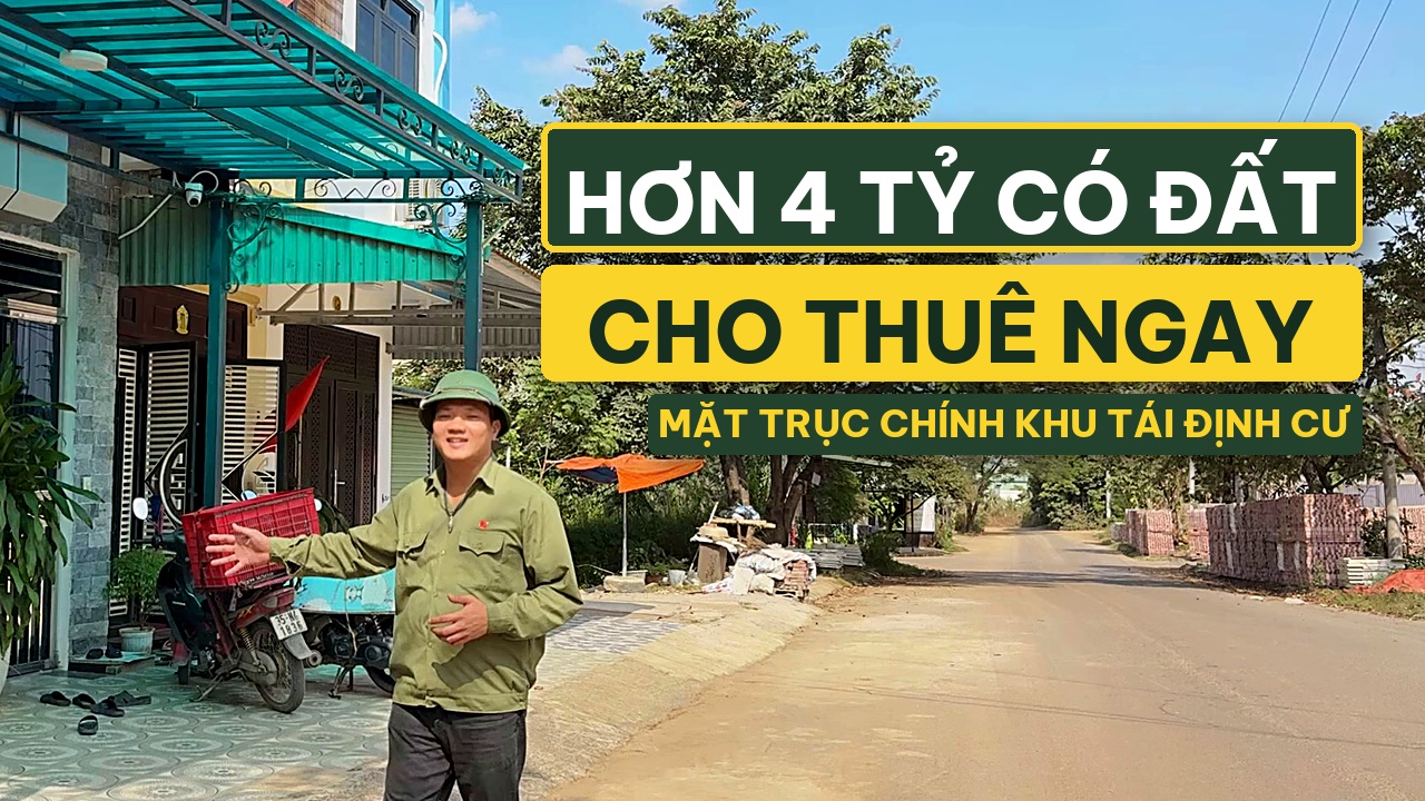 Bán đất Hòa Lạc 70,4 m² trục chính tái định cư Vai Réo, hơn 4 tỷ