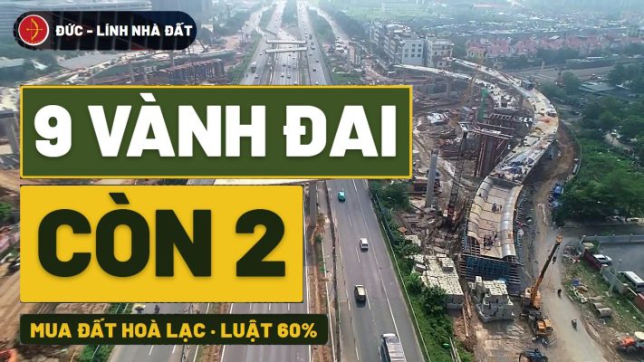 Đất nền Hòa Lạc theo vành đai: luật 60% và 2 điểm giao còn cửa