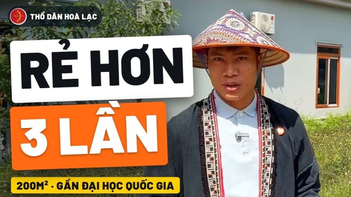 Ảnh bìa video Bán Đất Hòa Lạc Gần Đại Học Quốc Gia 200m², Rẻ Hơn 3 Lần Bên Kia Đồi