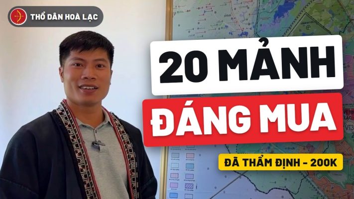 Ảnh bìa video Mua Đất Hòa Lạc Giá Bằng 1/3: 20 Mảnh Đáng Xuống Tiền, Ra Dòng Tiền Ngay