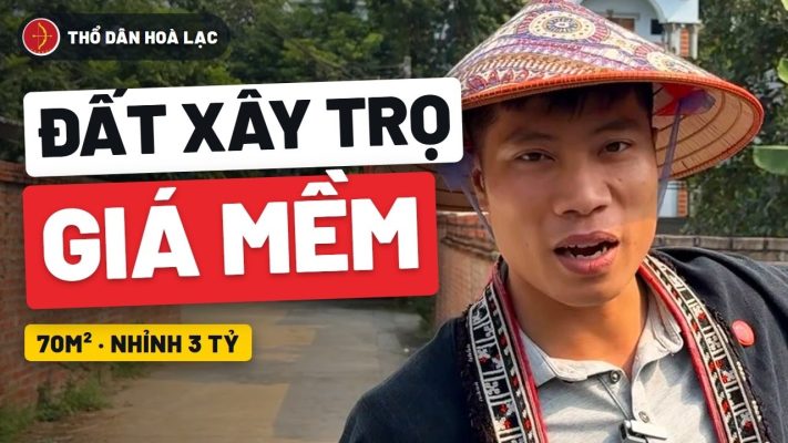Ảnh bìa video Mua Đất Hòa Lạc Xây Trọ: Lô 70m² Sát Khu CNC, Chỉ Nhỉnh 3 Tỷ