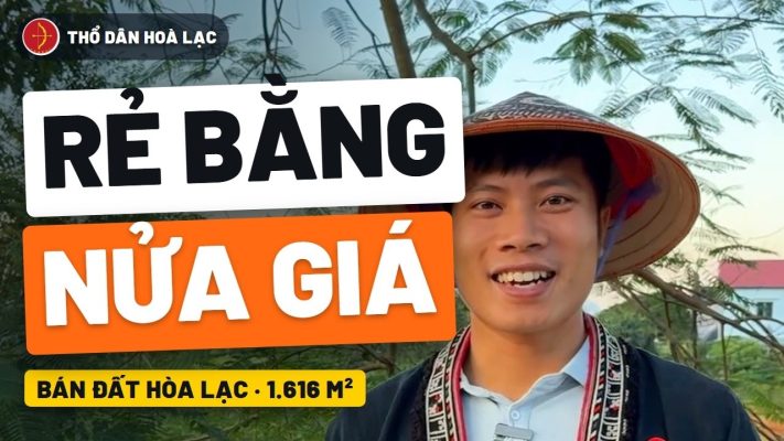Ảnh bìa video Bán Đất Hòa Lạc 1.616m² Cạnh Biệt Thự Triệu Đô, Giá Rẻ Bằng Một Nửa